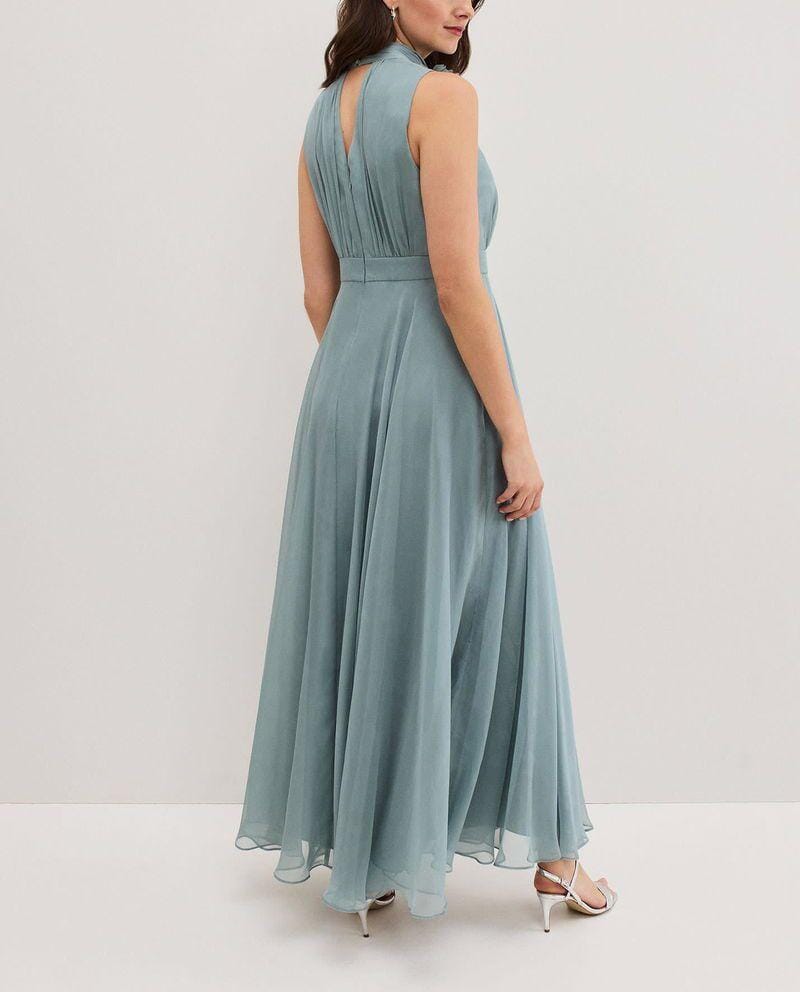 Womens Sleeveless Flowy Maxi Dress