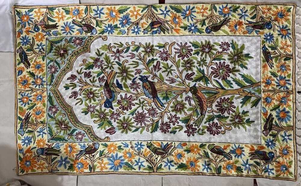 Floral Kashmiri Handmade Carpet