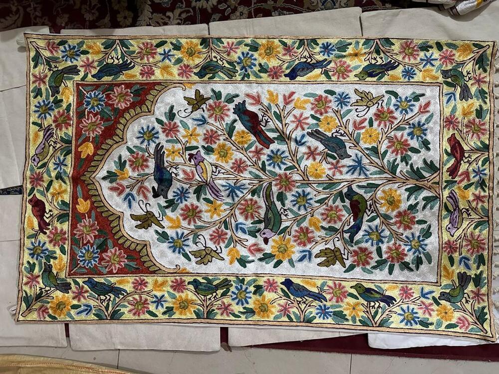 Floral Kashmiri Handmade Carpet