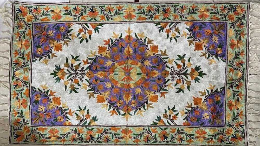 Kashmiri Handmade Flooring Carpet - Advantage: Non-Slip