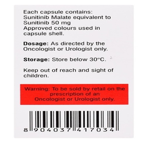 Sutinat 50 mg Capsule