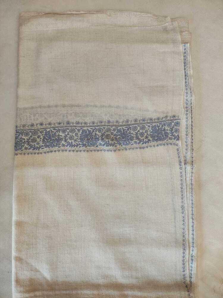 White Pure Kashmiri Pashmina Shawl