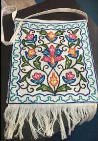 Kashmari Embroidery Hand Pouch - Color: Multicolor