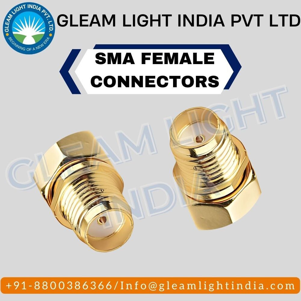 Sma Female Connector - Color: Yellow