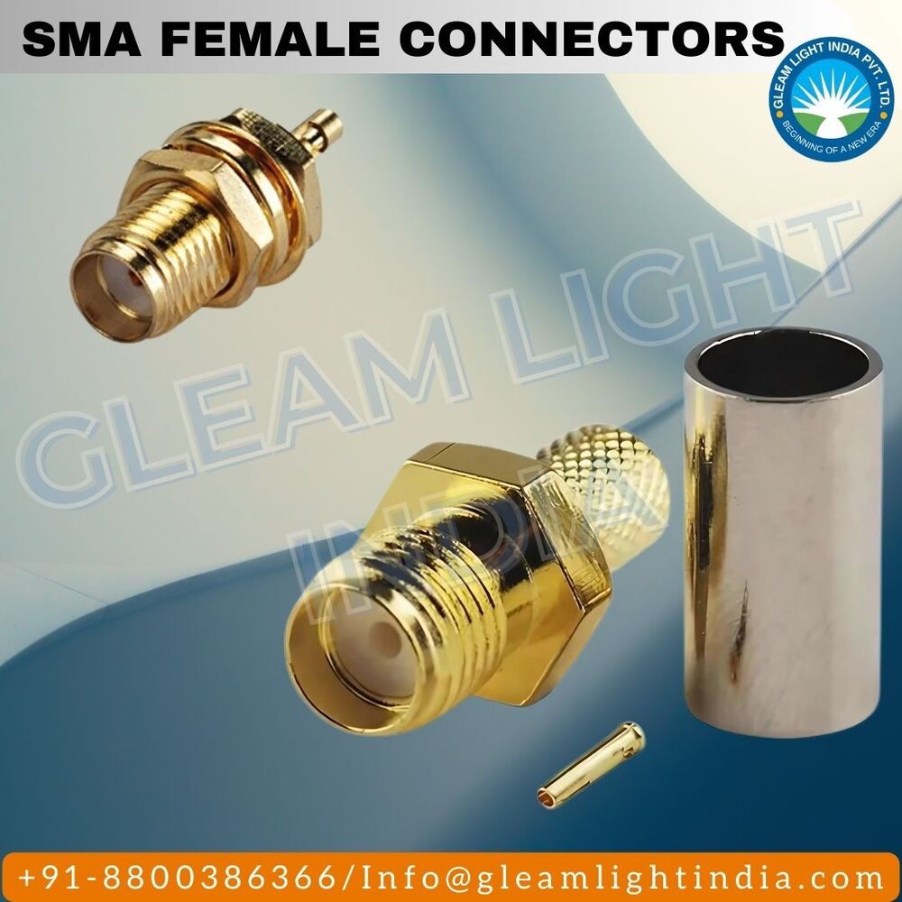 Sma Female Connector - Color: Yellow