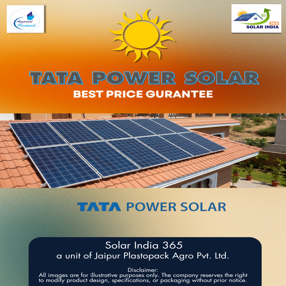 tata power solar panels for home