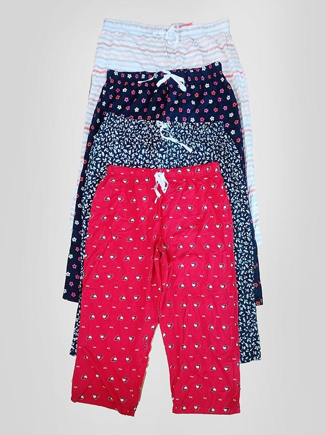 W13422 TOMMY HILFIGER Ladies Printed Capri Night Pants
