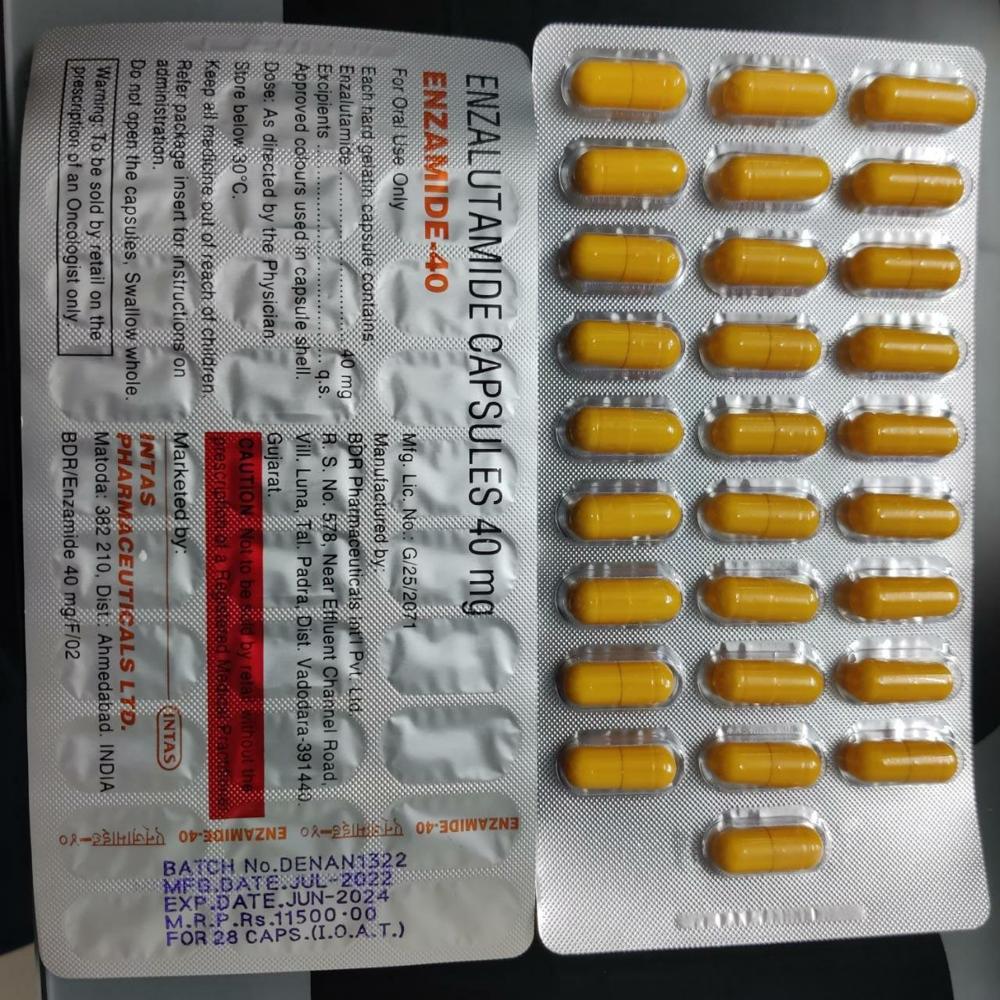 40 MG Pharma Enzalutamide Capsules