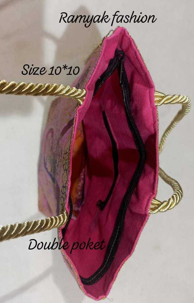 10x10 Banarasi Handle Bag