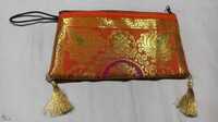 Banarasi Money Bag - Color: Orange