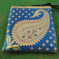 Banarasi Coin Bag - Color: Blue