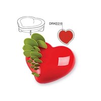 Pavoni 3d Pavocake Silicone Mould Passion 960 Ml - Color: Red