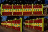 Heavy Duty Rcc Readymade Compound Wall - Dimension (l*w*h): As Per Requrement  Centimeter (cm)