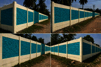 Rcc Compound Wall - Dimension (l*w*h): As Per Requrement Foot (ft)
