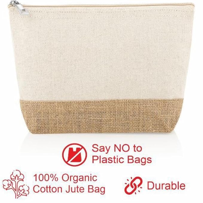 Cotton jute hand pouches