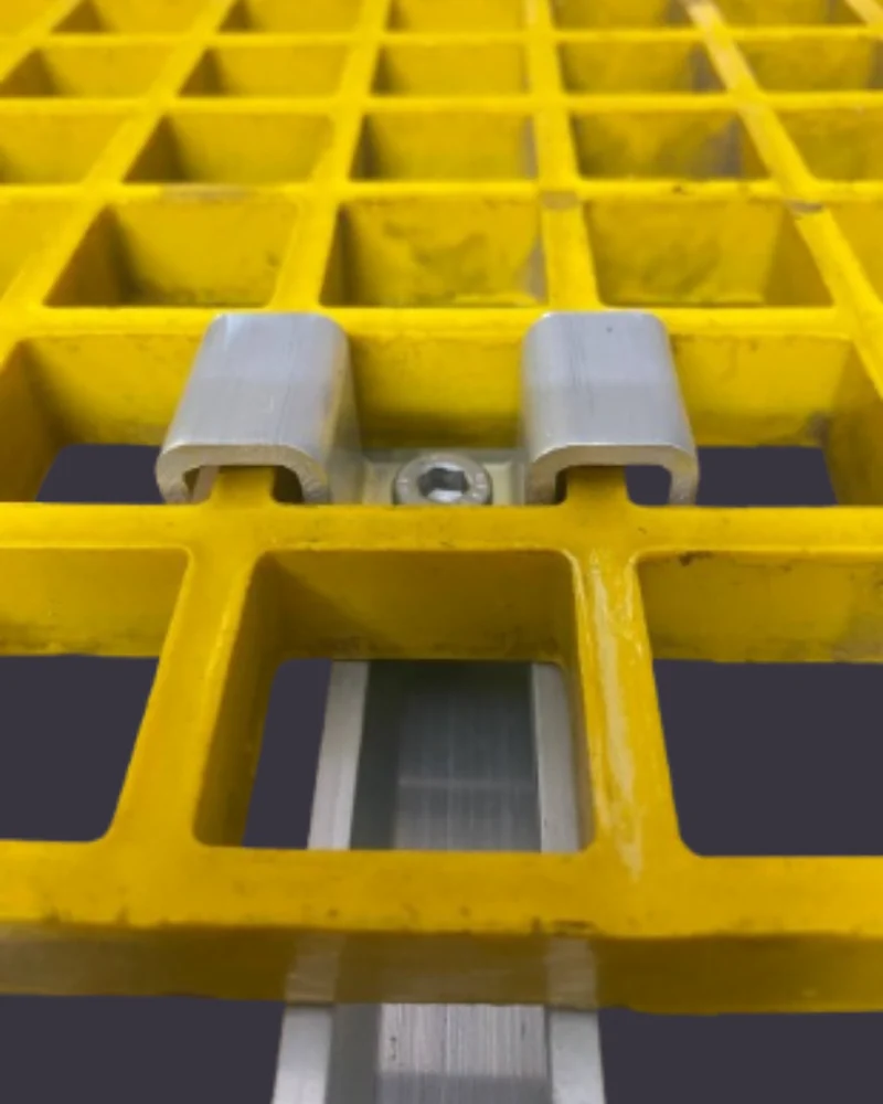 Aluminium FRP Walkway Solar Clamp