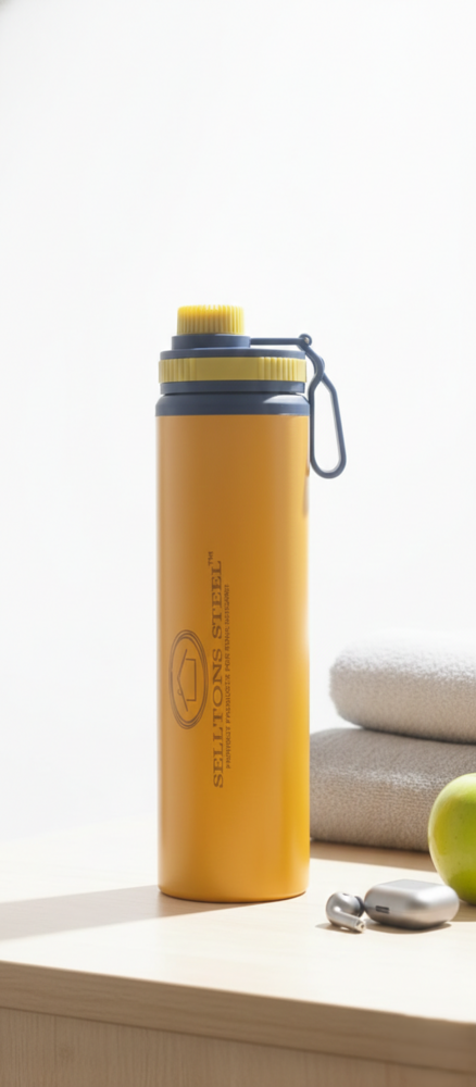 Stainless steel water bottle colour 900ml