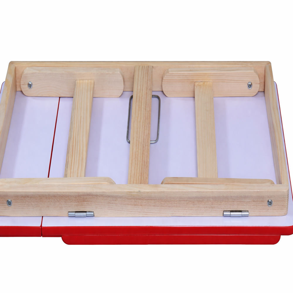 Heavy Laptop Table - 100% Natural Wood, 20x53 Cm , Multi-purpose & Flexible Design For Comfort And Adjustable Use