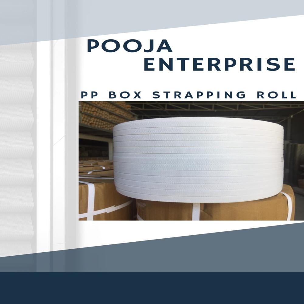 Pp Box Strapping Roll - Color: White
