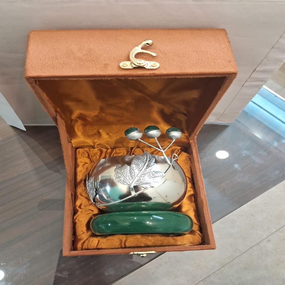 Decorative Bowl With Resin Base