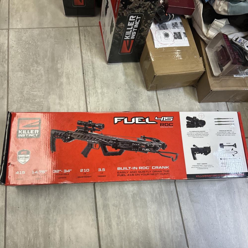 NEW KillerInstinct Fuel 415 W RDC Scope Crossbow