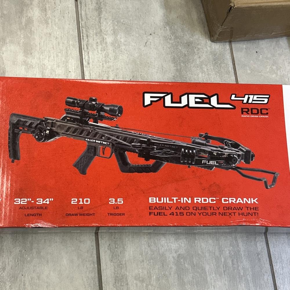 NEW KillerInstinct Fuel 415 W RDC Scope Crossbow