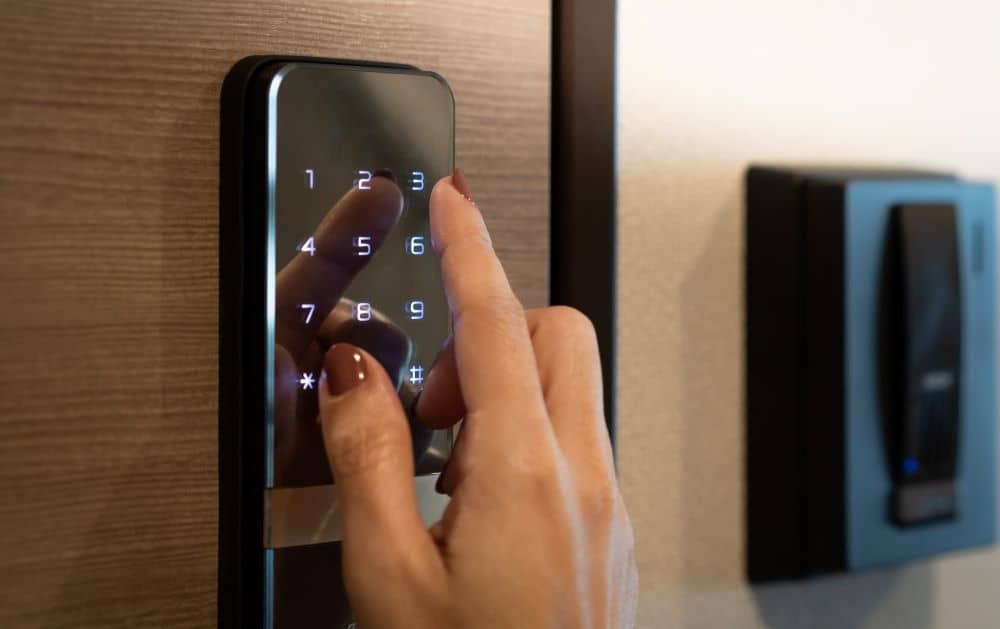 Digital Door Locks - Color: Black