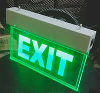 Exit Signage Boards - Body Material: Acrylic