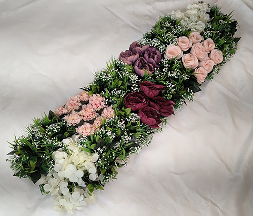 Polyester Rose Artificial Flower Patta