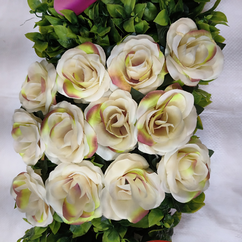 White Artificial Roses