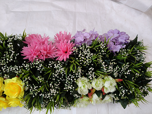 Plastic Rose Artificial Flower Channel Patti