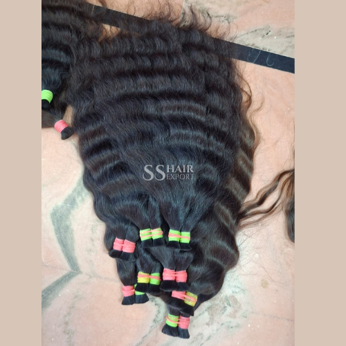 Human Braiding Hair Indian Hair Natural Unweft Weaving Braids 18-36inch