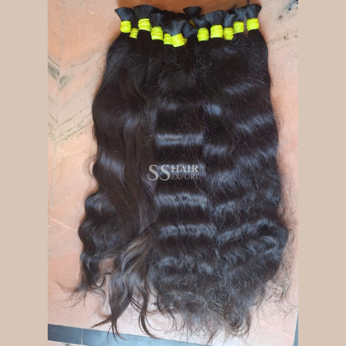 Human Hair Braiding Indian Bulk Hair Natural Unweft Weaving 12-36inches