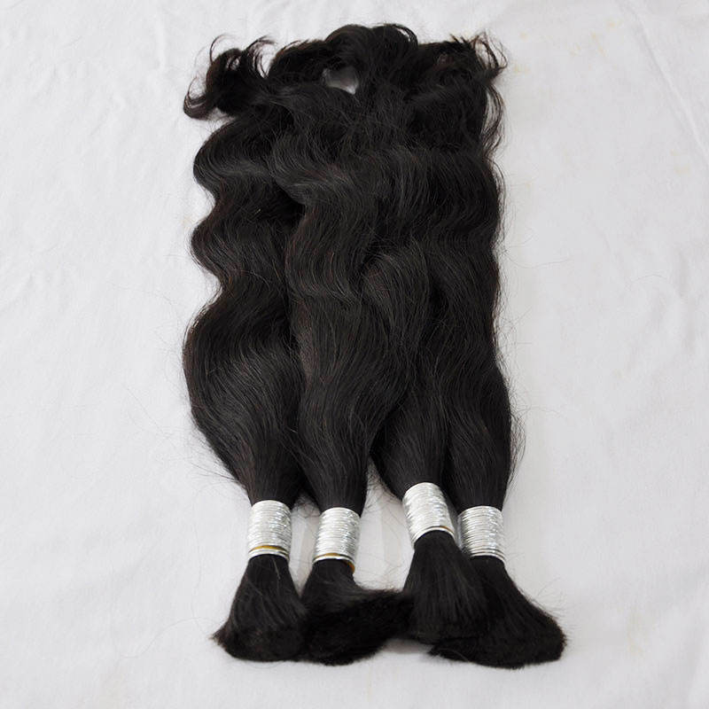 Human Hair Weave for Braiding Indian bulk Hair Natural Unweft Weaving