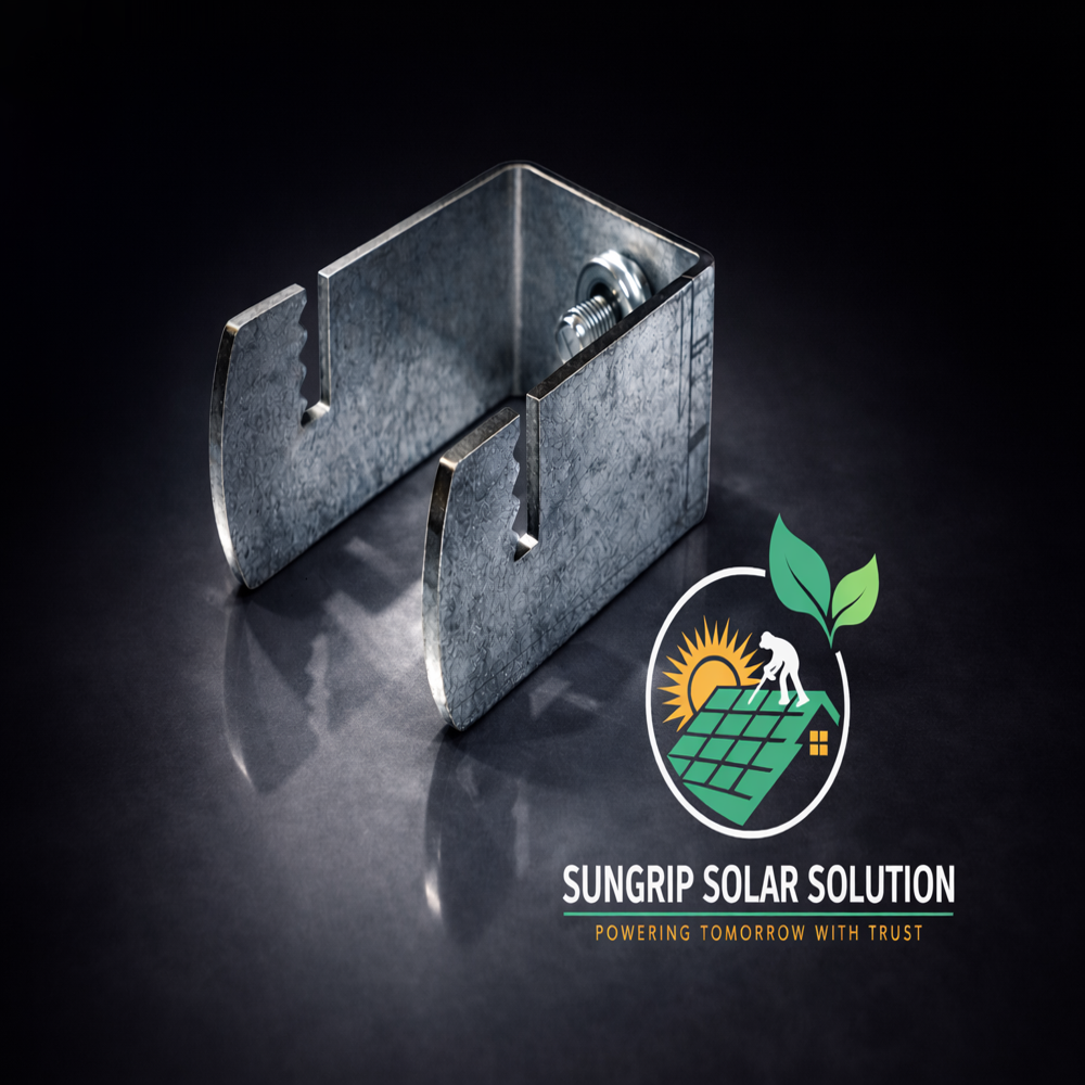 Galvanized Iron Solgrip Solar Panel Clamp