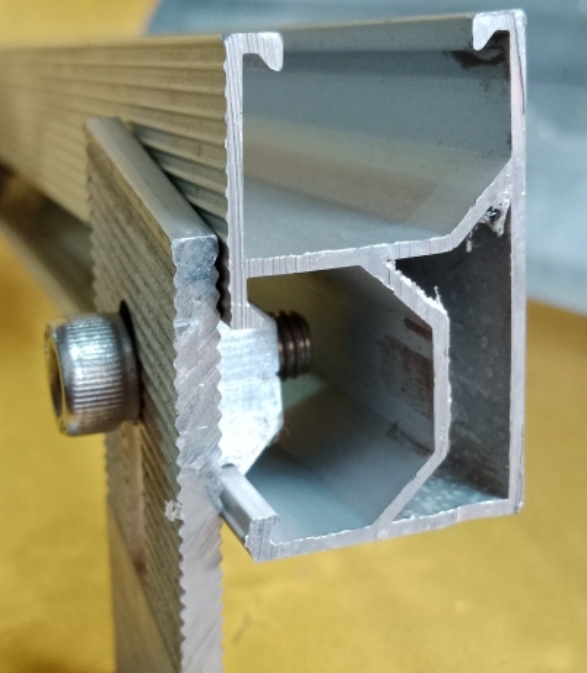 Aluminum Modular Solar D Rail Channel