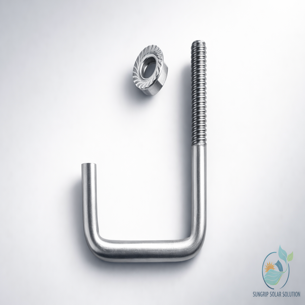 Ss 304 J Bolt For Solar , SS u bolt