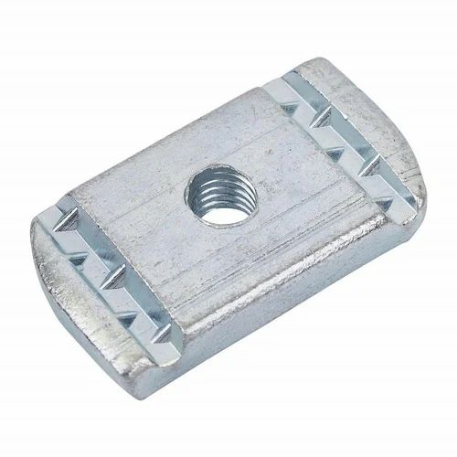 Spring Nut Short Spring Channel Nut - Color: Silver