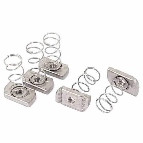 Solar Mild Steel Spring Nut Quick Lock Channel Nuts