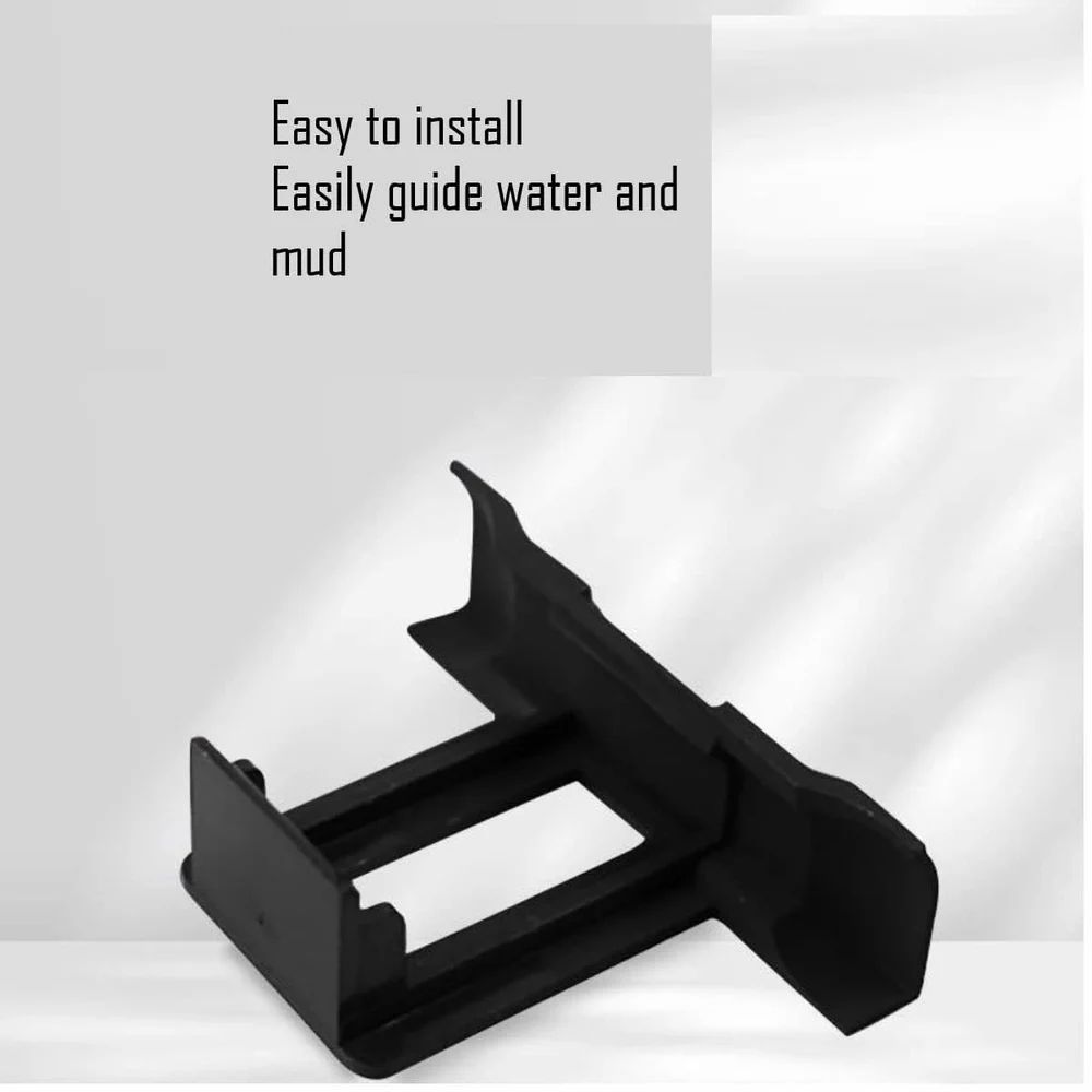 Water Draining Clamp For Solar Panel - Color: Black