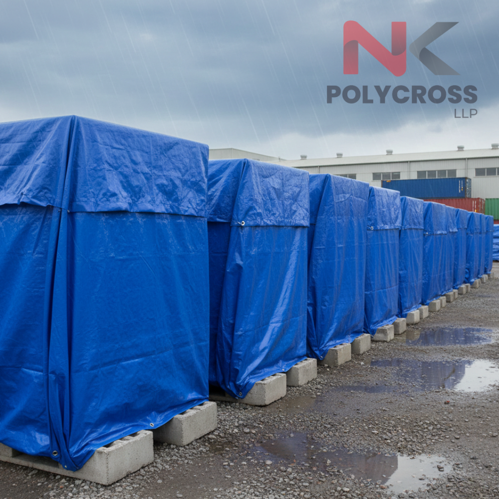 Multilayer Blue Tarpaulin - Application: Truck And Cargo Covering  Construction Site Material Protection  Agriculture Crop And Grain Covering  Warehouse And Storage Covering  Machinery And Equipment Protection  Temporary Sheds And Shelters  Ground Sheet And Lining Use