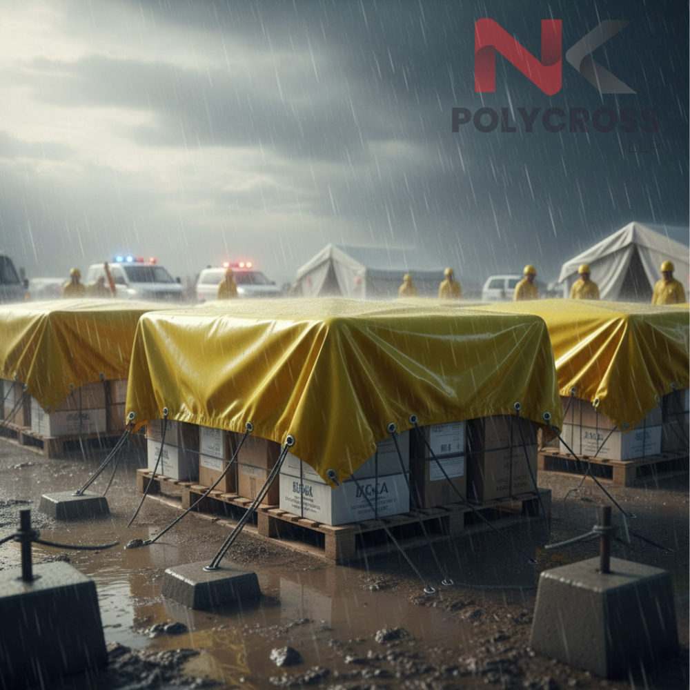 Multilayer Yellow Tarpaulin