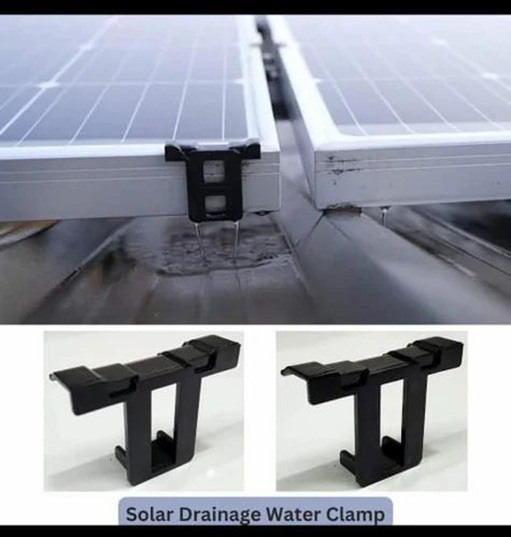 Solar Panel Water Drainage Clamp And Clips