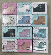 New Born Baby 3 Pcs Sets Gift Box
