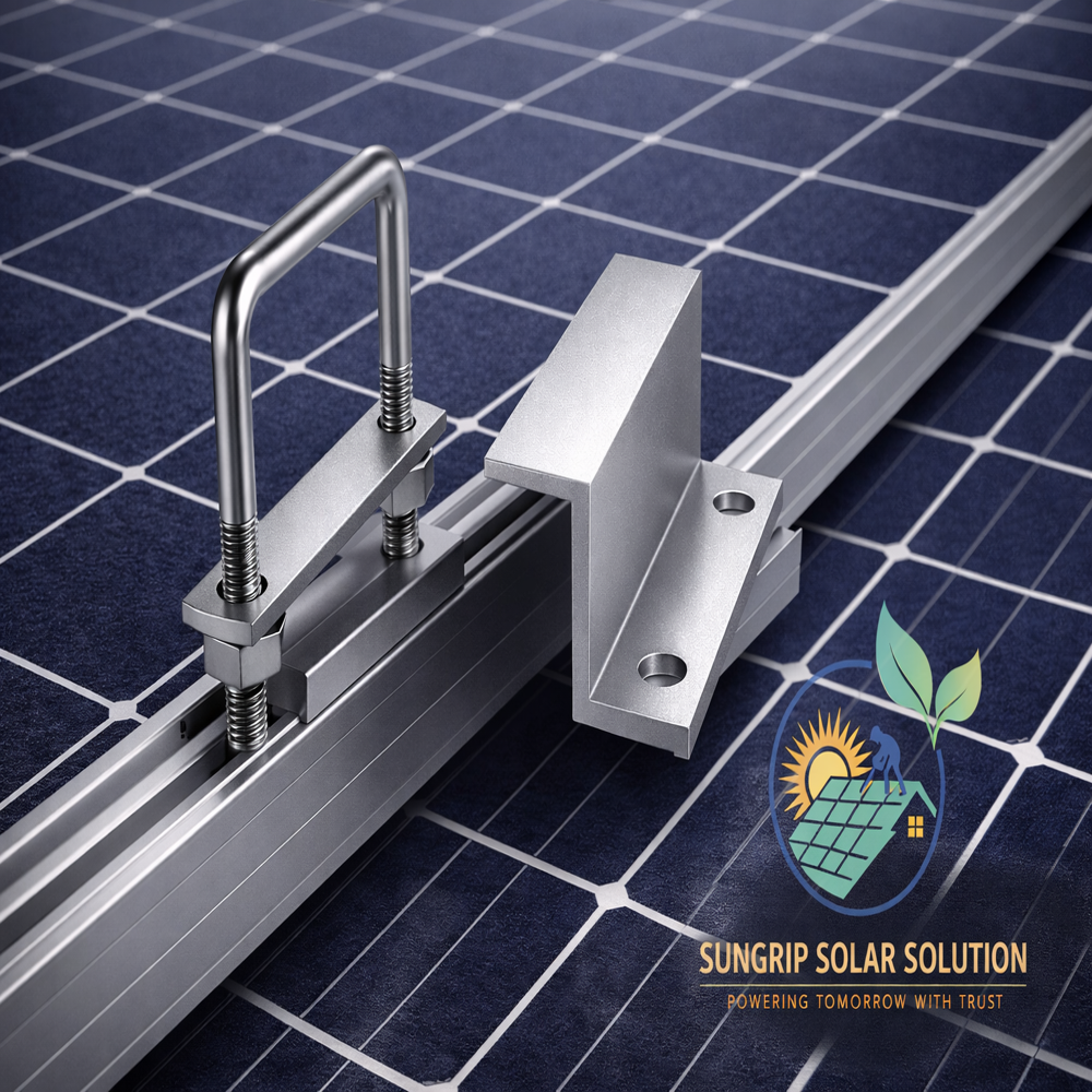 Aluminium Z Solar Panel End Clamps