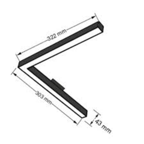 581982 PHILIPS WEBBER 24W L-DIFFUSED WW