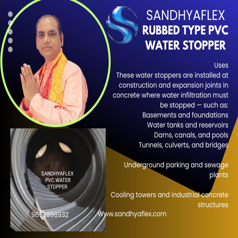 Pvc Water Stopper - Color: Balck