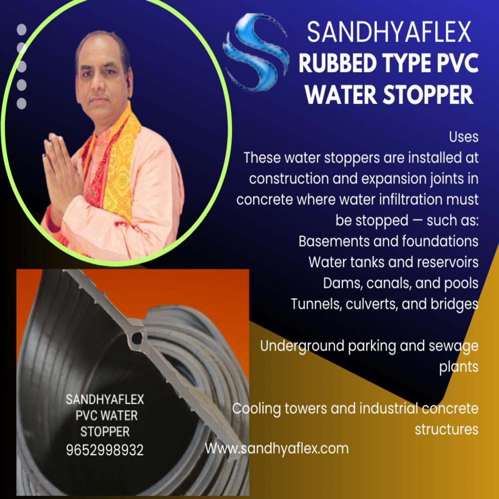 Pvc Water Stopper - Color: Balck