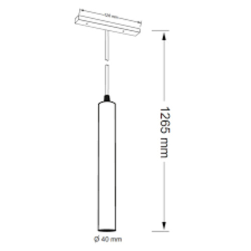 581996 PHILIPS WEBBER 7W SPOT PENDANT WW