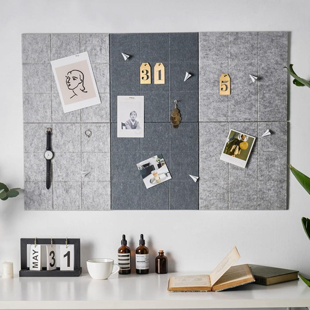 Pin Up Board For Notification - Premium Aluminium, Rectangular Size Customizable | Modern Design, Searchable Keyboard, Effortless Document Access